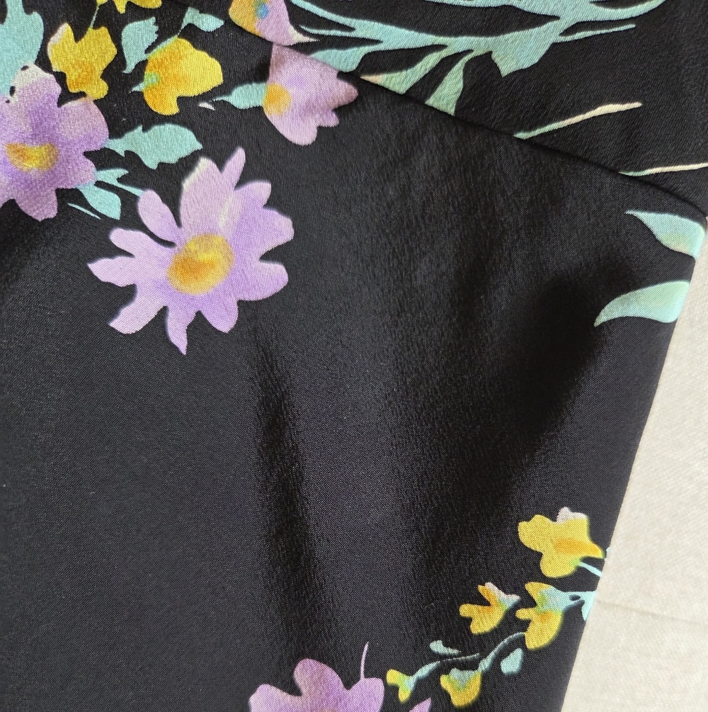 Yumi Kim Silk Date Night Strapless Black Mini Cocktail Dress Sz M Wedding Guest - Picture 16 of 16